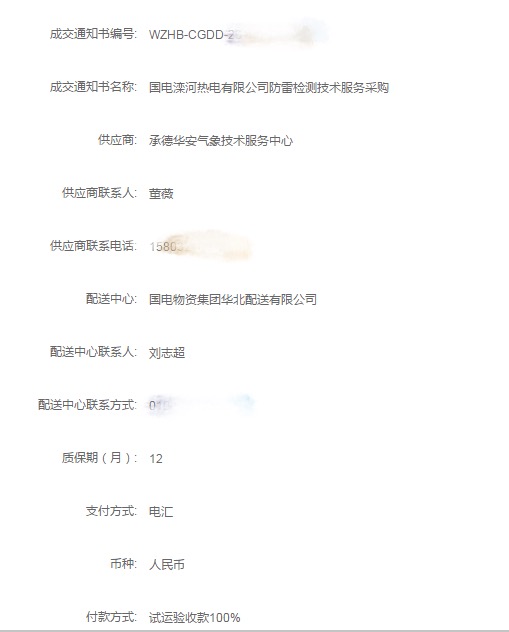 国电滦河热电有限公司防雷检测项目